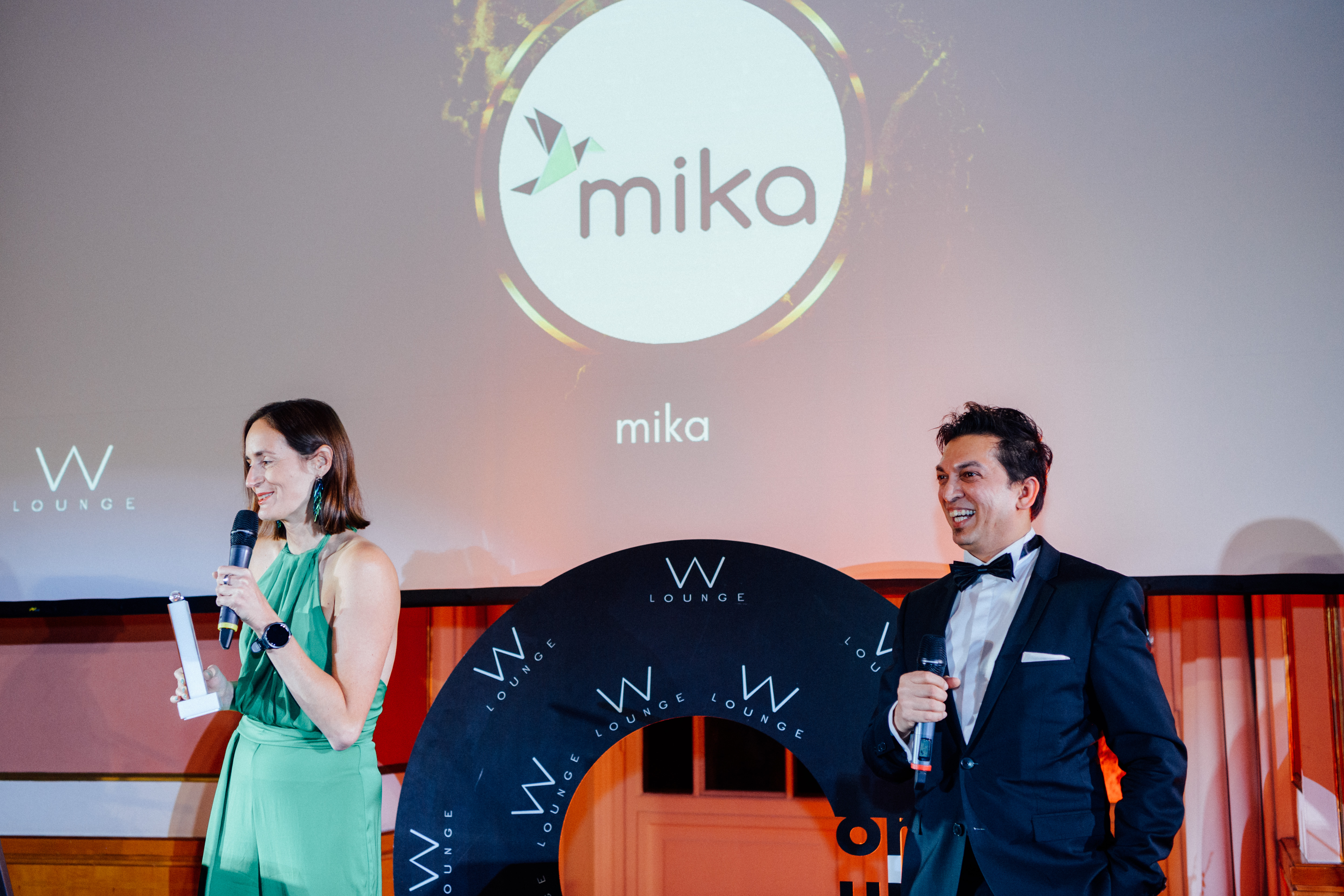Interview on stage